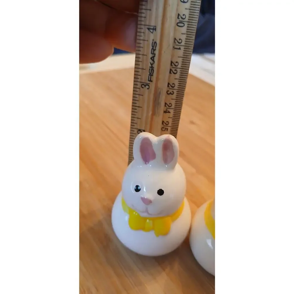 Spring Easter Bunny Salt and Pepper set